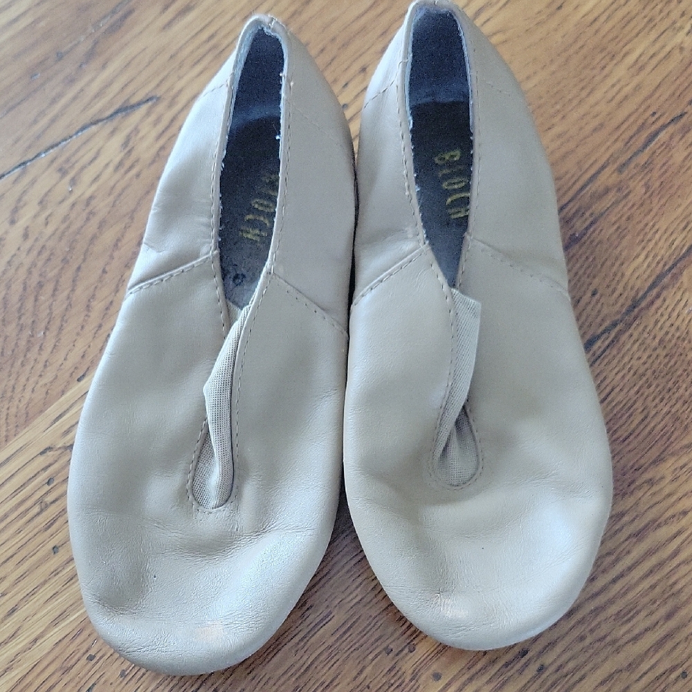 Bloch Tan Jazz Slip On Shoes